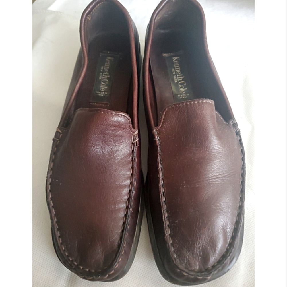 Vintage Kenneth Cole BRN Leather Loafers
